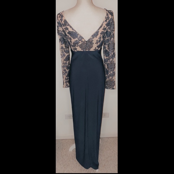 Ralph Lauren Embroidered Jersey Gown - Picture 2 of 3